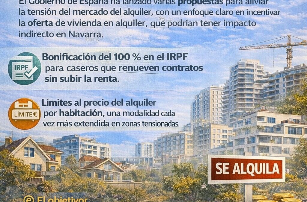 Medidas estatales para aliviar el mercado del alquiler fomentando la oferta